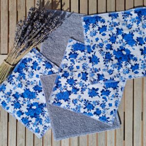 Essuie-tout lavables – Fleurs