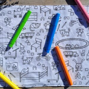 Feuille de coloriage lavable – Jouets