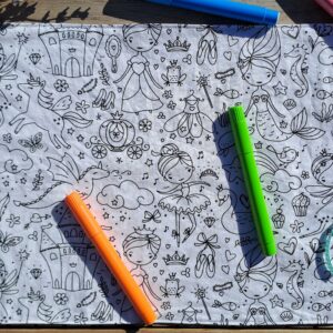 Feuille de coloriage lavable – Sirènes