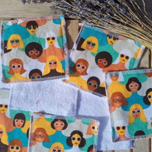 Lingettes lavables – Femmes