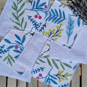 Lingettes lavables – Nature