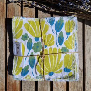 Lingettes lavables – Feuilles