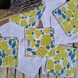 Lingettes lavables – Feuilles