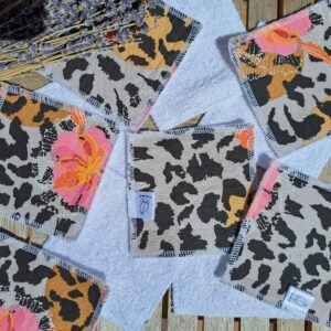 Lingettes lavables – Léopard