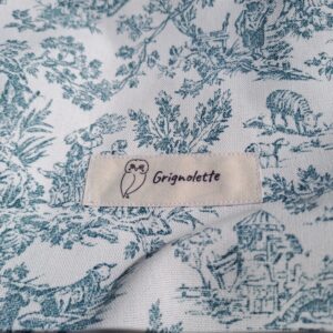 Sac à main / sac à dos en toile de Jouy