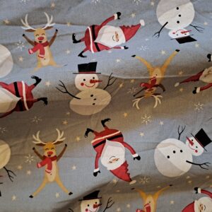 Pochon paquet cadeau – bonhomme de neige