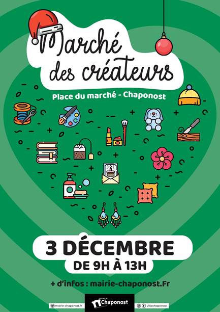 Lire la suite à propos de l’article Marché des créateurs à Chaponost