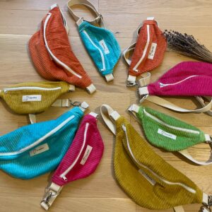 Sac banane en velours - adulte